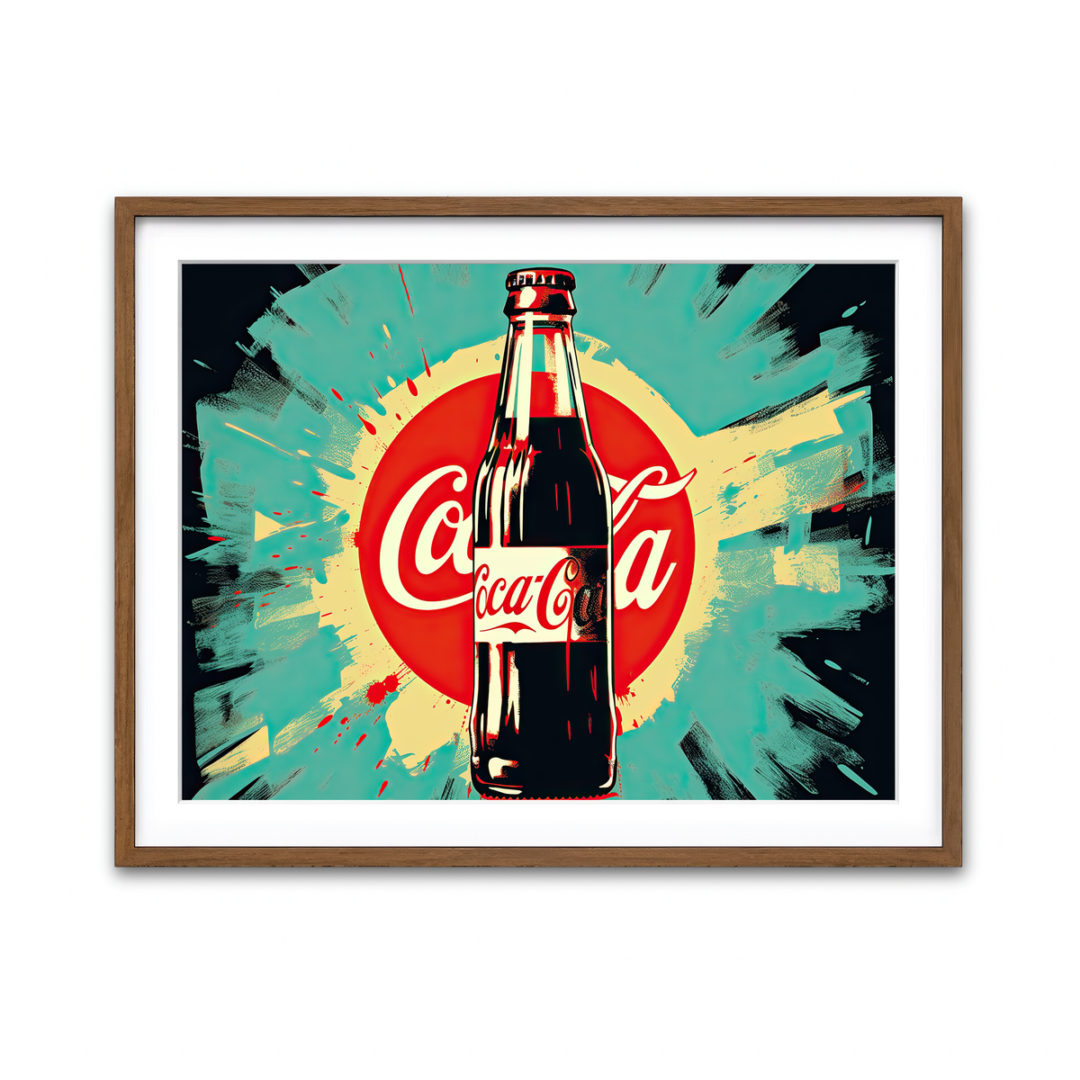 Framed Print 4x3 Walnut