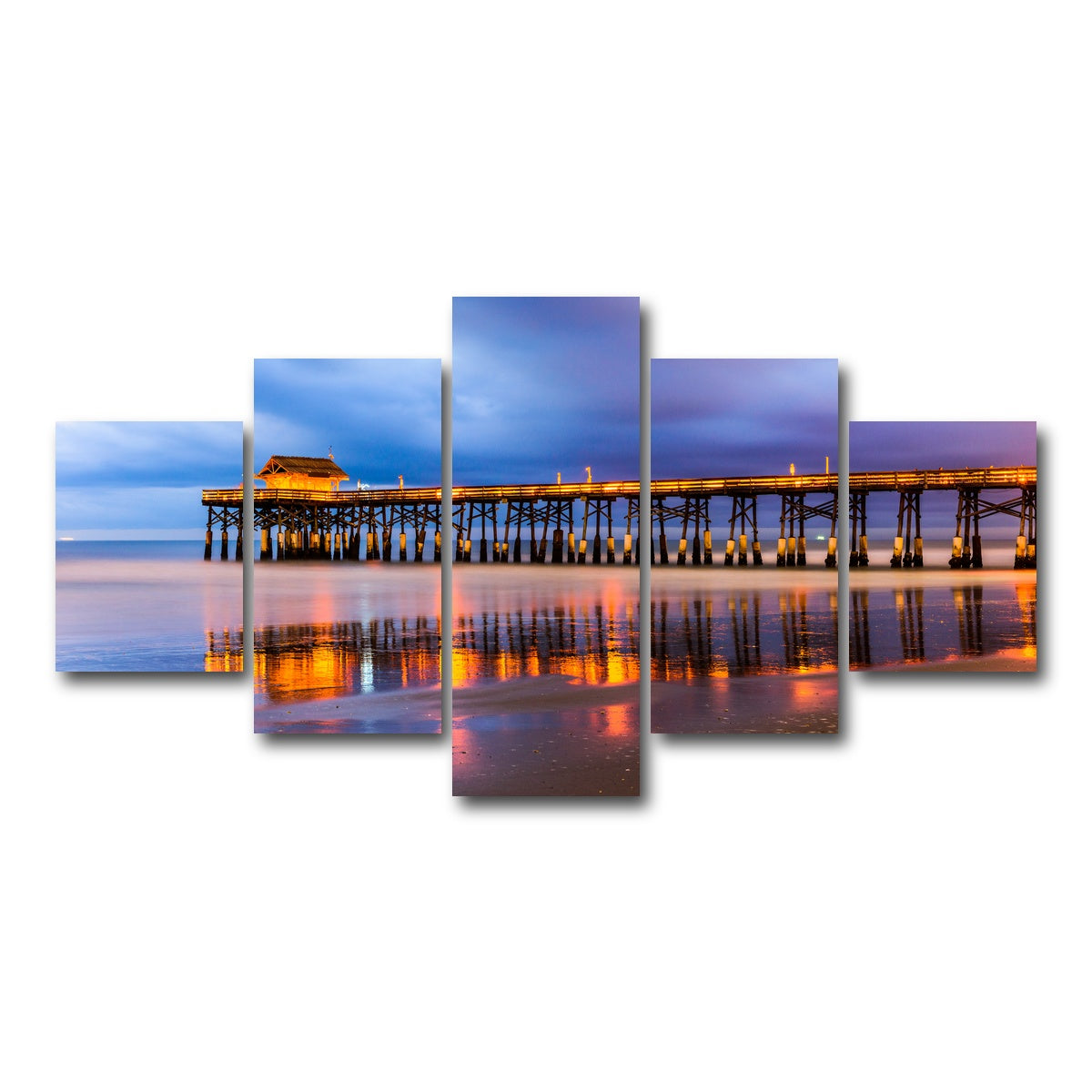 AUTO-MOCKUP WHITE | Cocoa Beach | 5 Piece | Gallery Wrap Canvas | group=5_short
