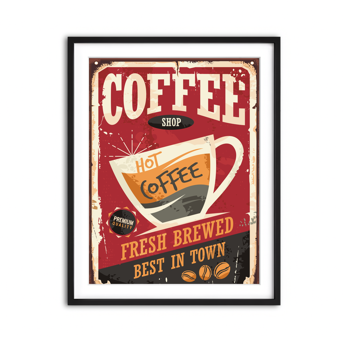 Framed Print 3x4 Black