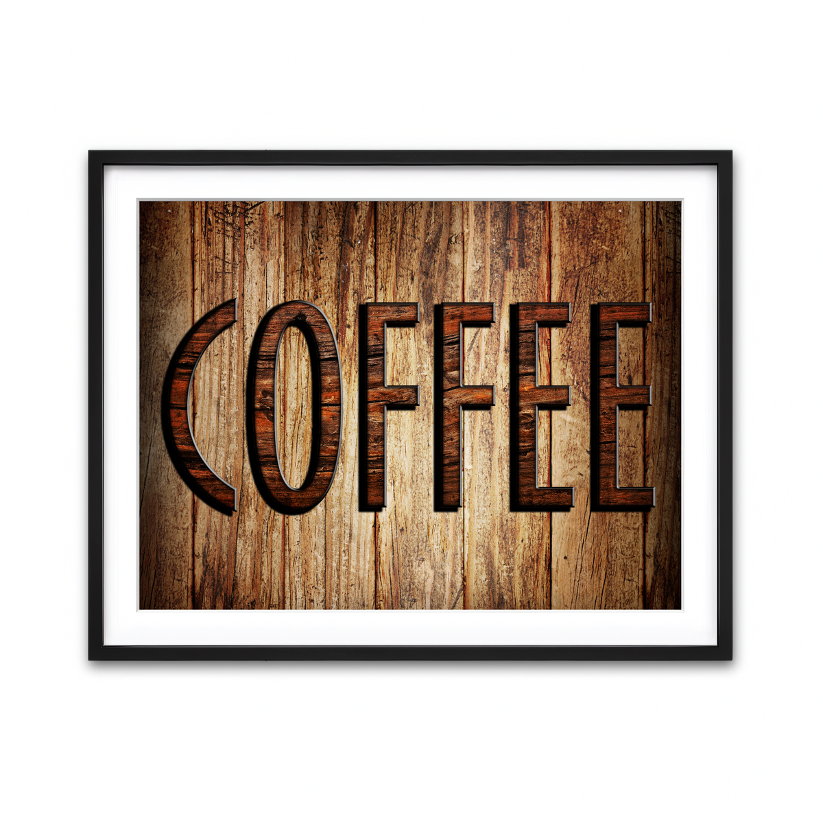 Framed Print 4x3 Black