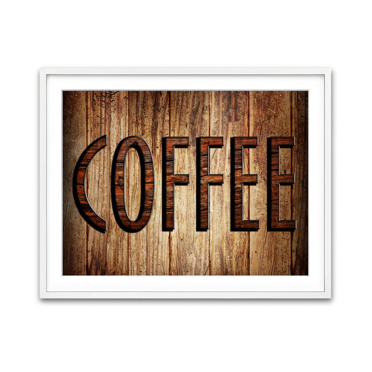 Framed Print 4x3 White