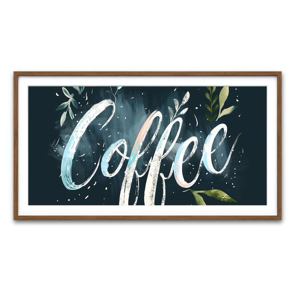 Framed Print 2x1 Walnut