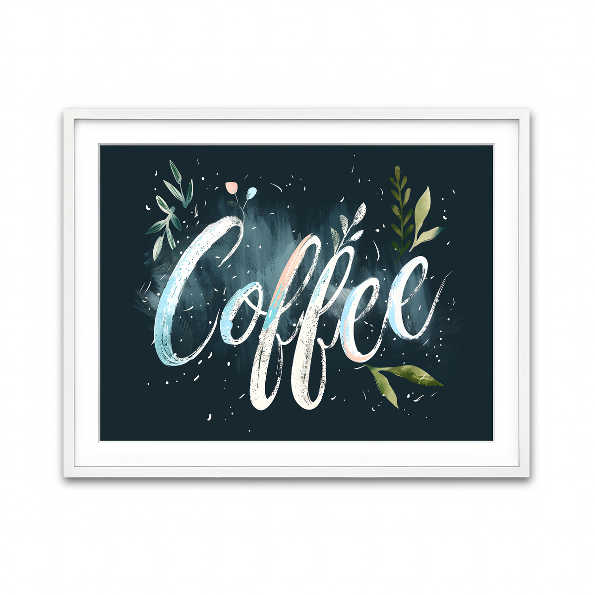 Framed Print 4x3 White