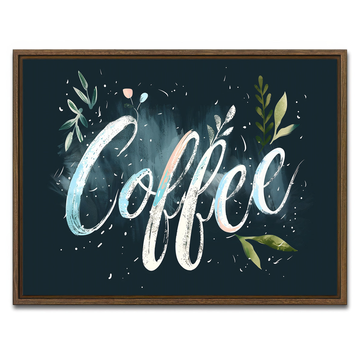 AUTO-MOCKUP WHITE | Coffee | 1 Piece | Walnut Framed Canvas | group=4x3