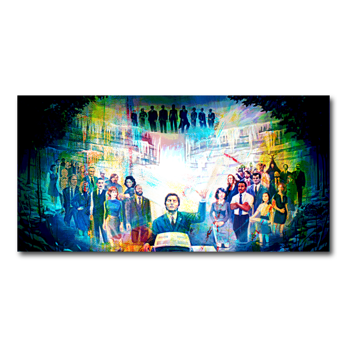 Cold Harbor Painting Panoramic Wall Art