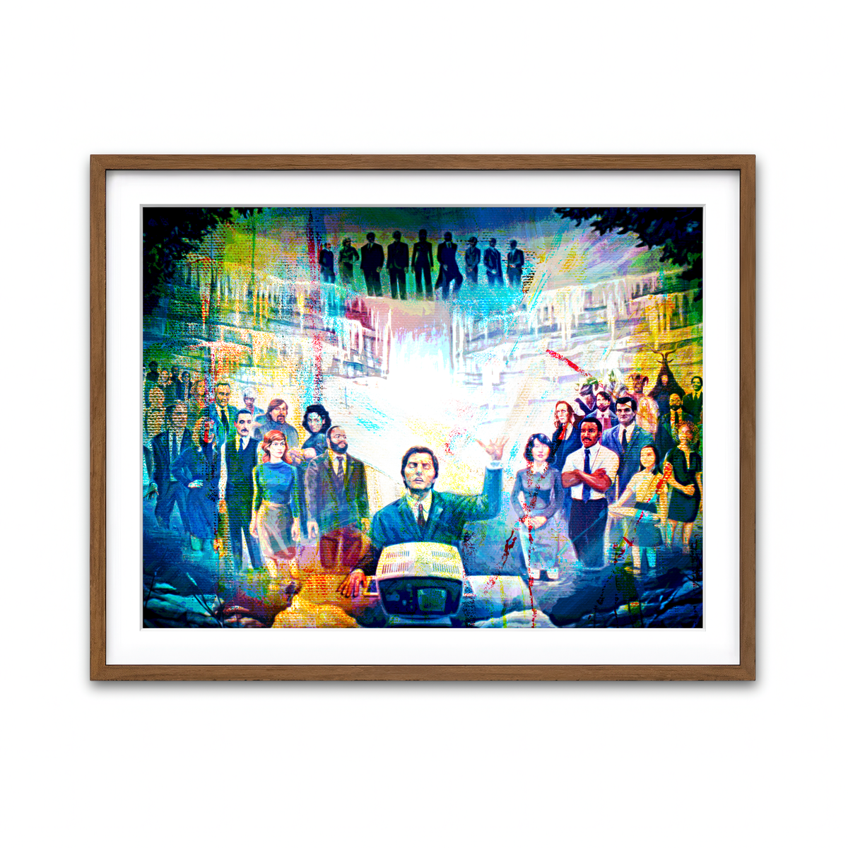 Framed Print 4x3 Walnut