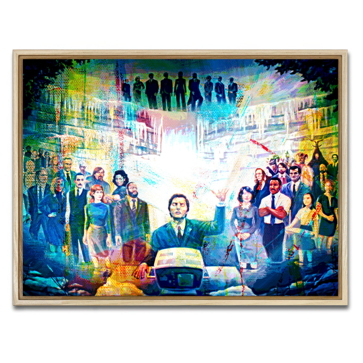 AUTO-MOCKUP WHITE | Cold Harbor Painting | 1 Piece | Natural Framed Canvas | group=4x3