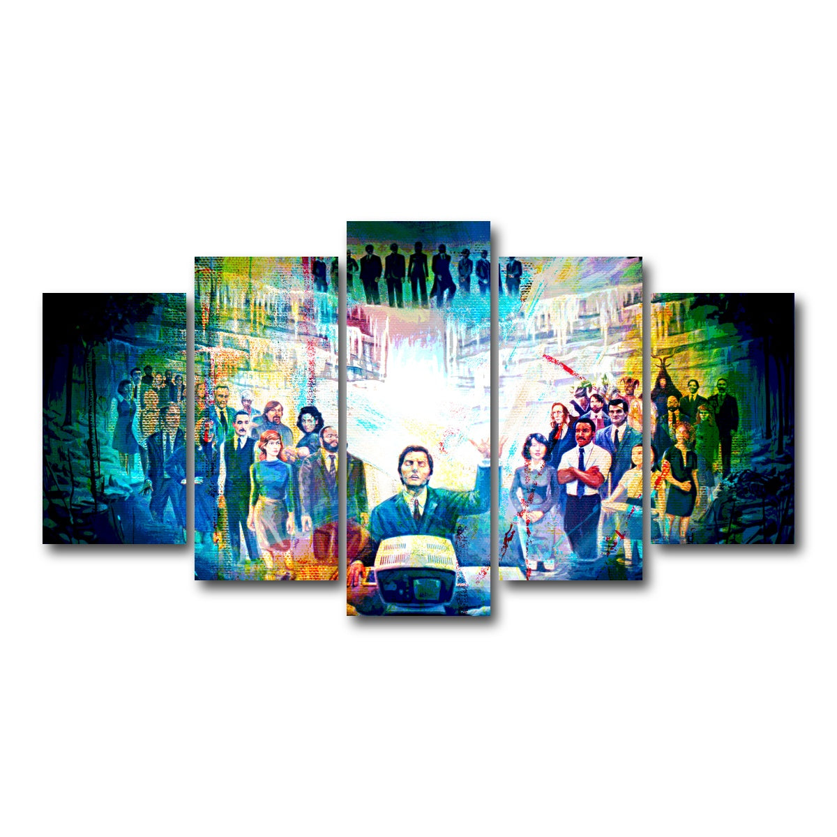 AUTO-MOCKUP WHITE | Cold Harbor Painting | 5 Piece | Gallery Wrap Canvas | group=5_normal