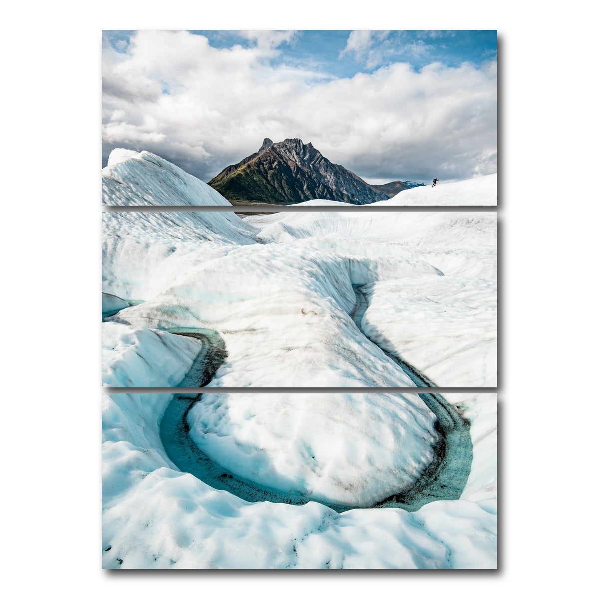 AUTO-MOCKUP WHITE | Cold Journey | 3 Piece | Gallery Wrap Canvas | group=8x18_stacked