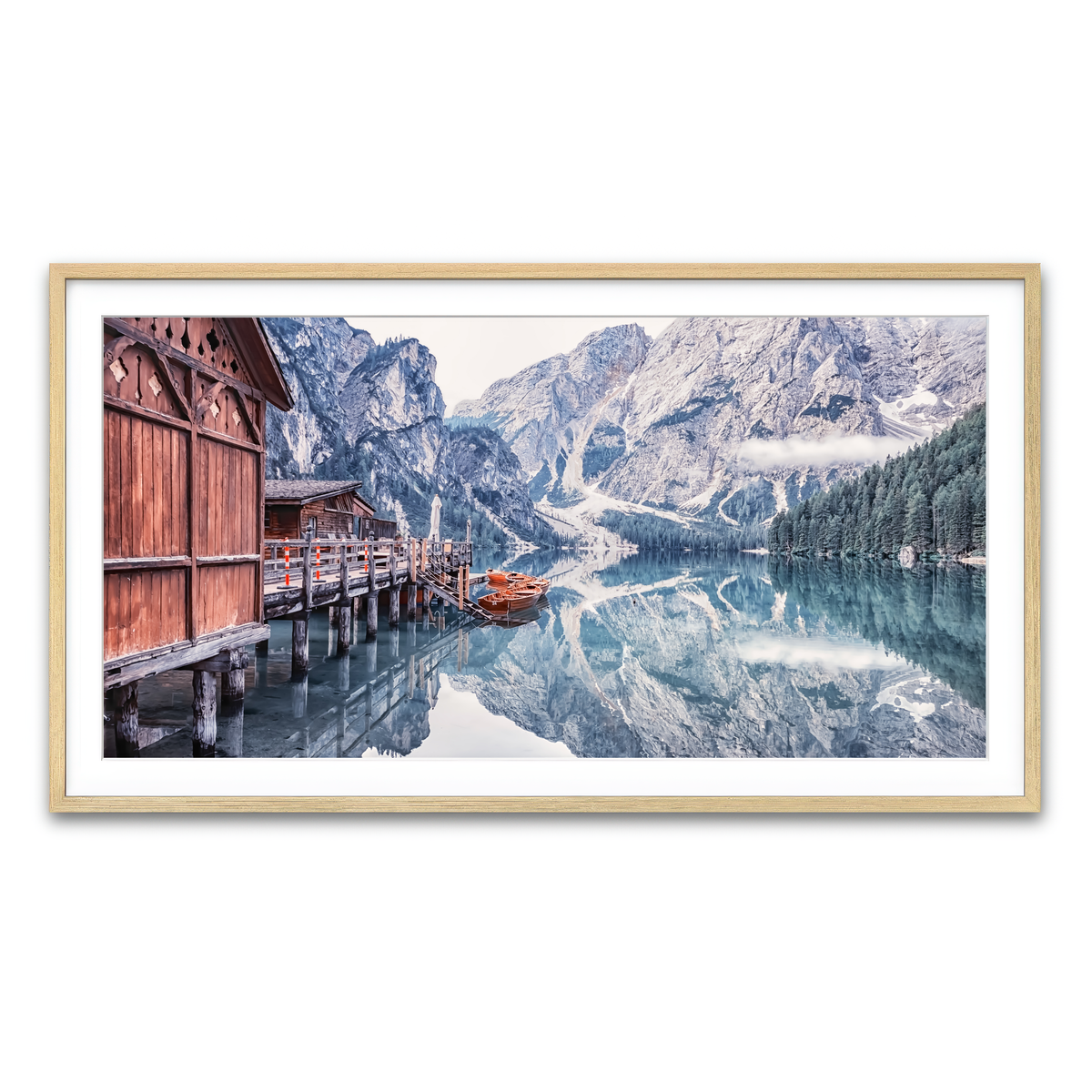 Framed Print 2x1 Natural