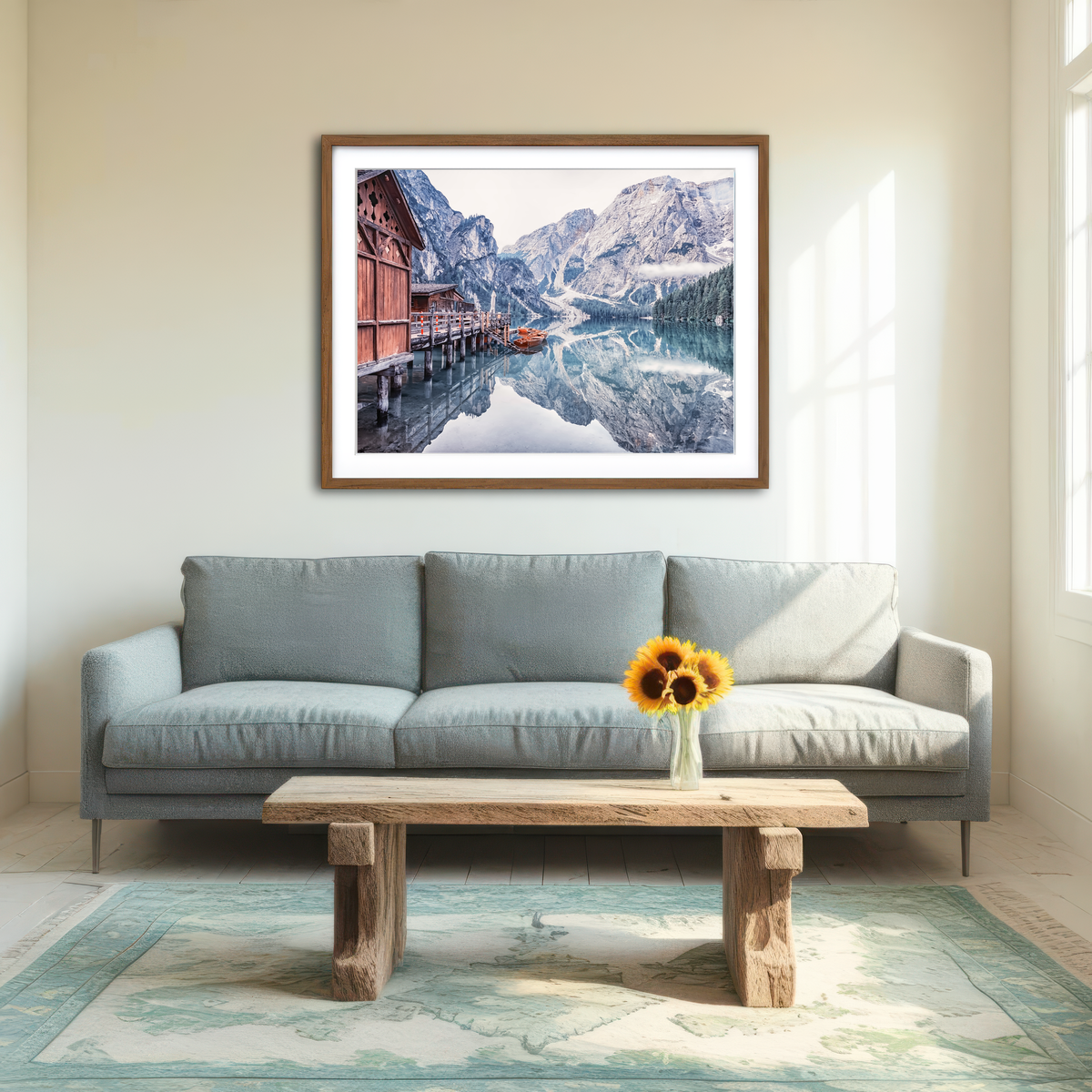 AUTO-MOCKUP ROOM | Cold Morning Wall Art