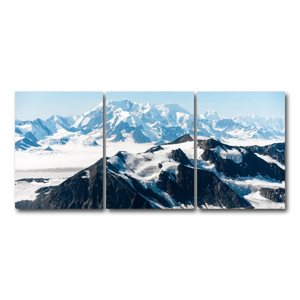AUTO-MOCKUP WHITE | Cold Mountains | 3 Piece | Gallery Wrap Canvas | group=18x24