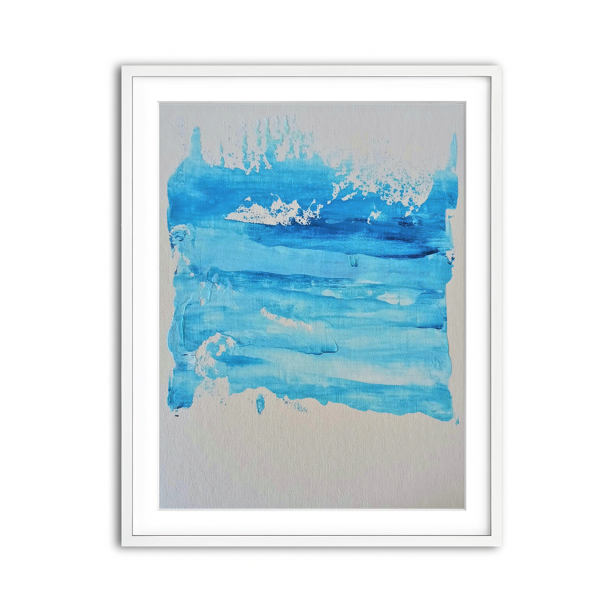 Framed Print 3x4 White