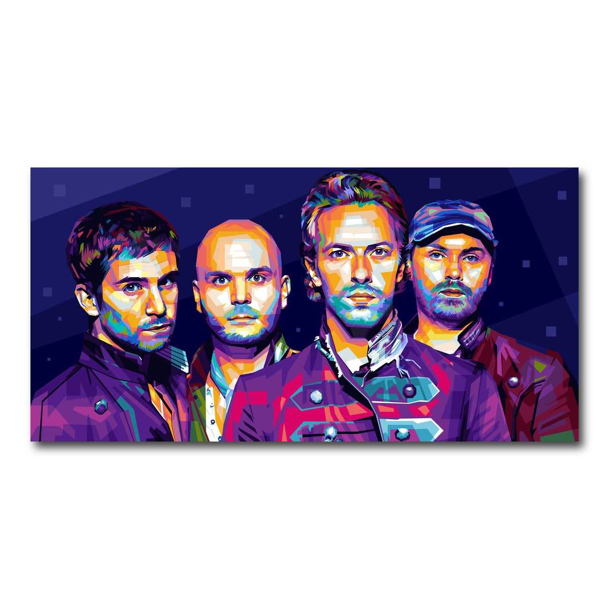 AUTO-MOCKUP WHITE | Coldplay | 1 Piece | Gallery Wrap Canvas | group=2x1