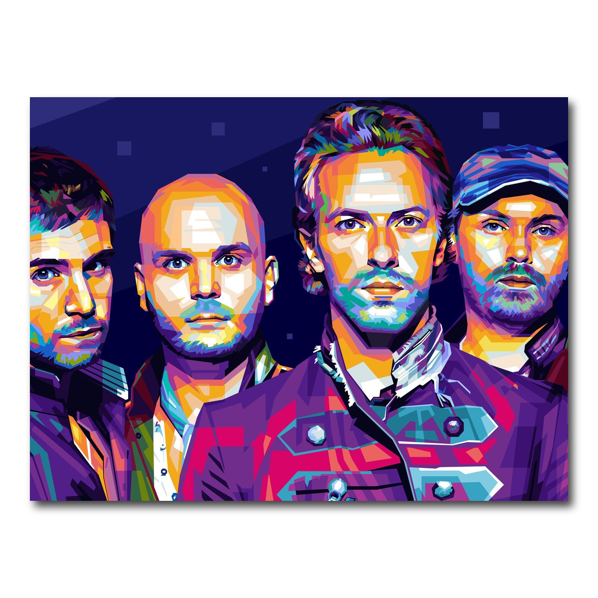 AUTO-MOCKUP WHITE | Coldplay | 1 Piece | Gallery Wrap Canvas | group=4x3