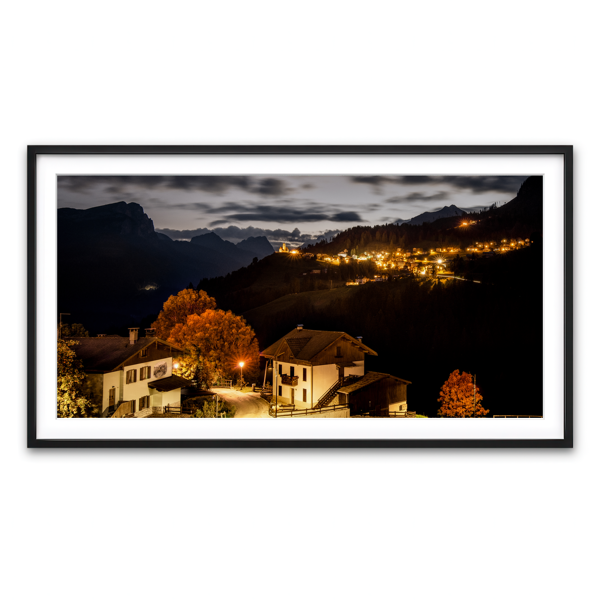 Framed Print 2x1 Black