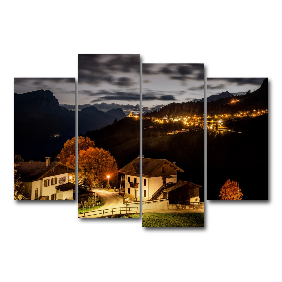 AUTO-MOCKUP WHITE | Colle Santa Lucia | 4 Piece | Gallery Wrap Canvas | group=4_short