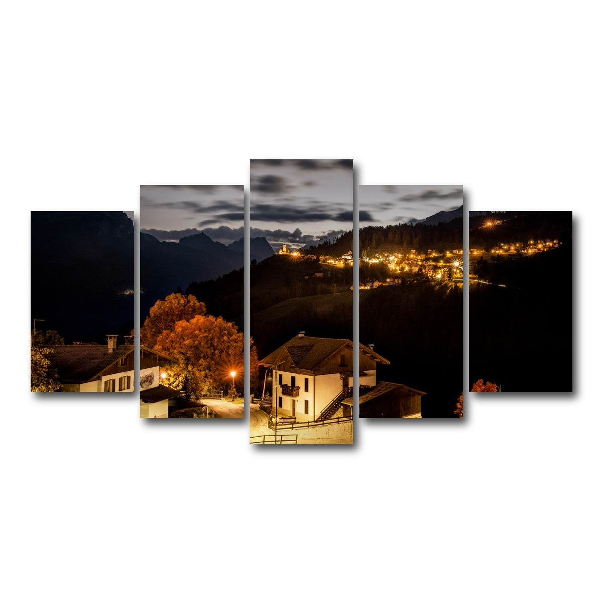 AUTO-MOCKUP WHITE | Colle Santa Lucia | 5 Piece | Gallery Wrap Canvas | group=5_normal