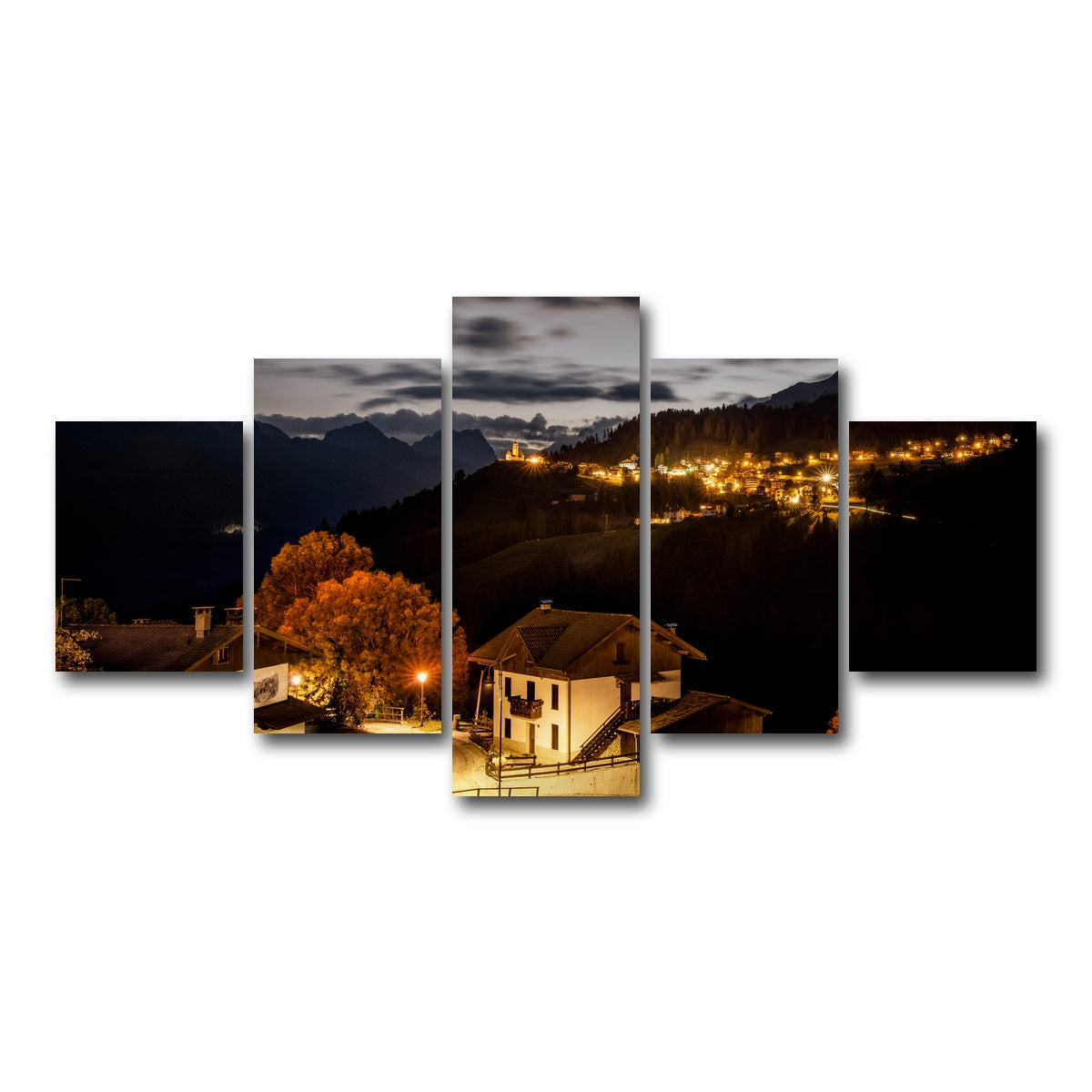 AUTO-MOCKUP WHITE | Colle Santa Lucia | 5 Piece | Gallery Wrap Canvas | group=5_short