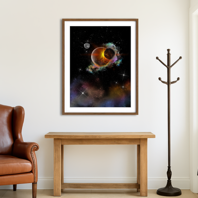 AUTO-MOCKUP ROOM | Collisions Wall Art