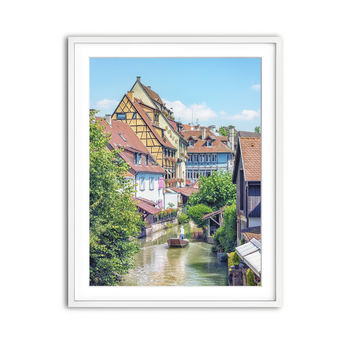 Framed Print 3x4 White