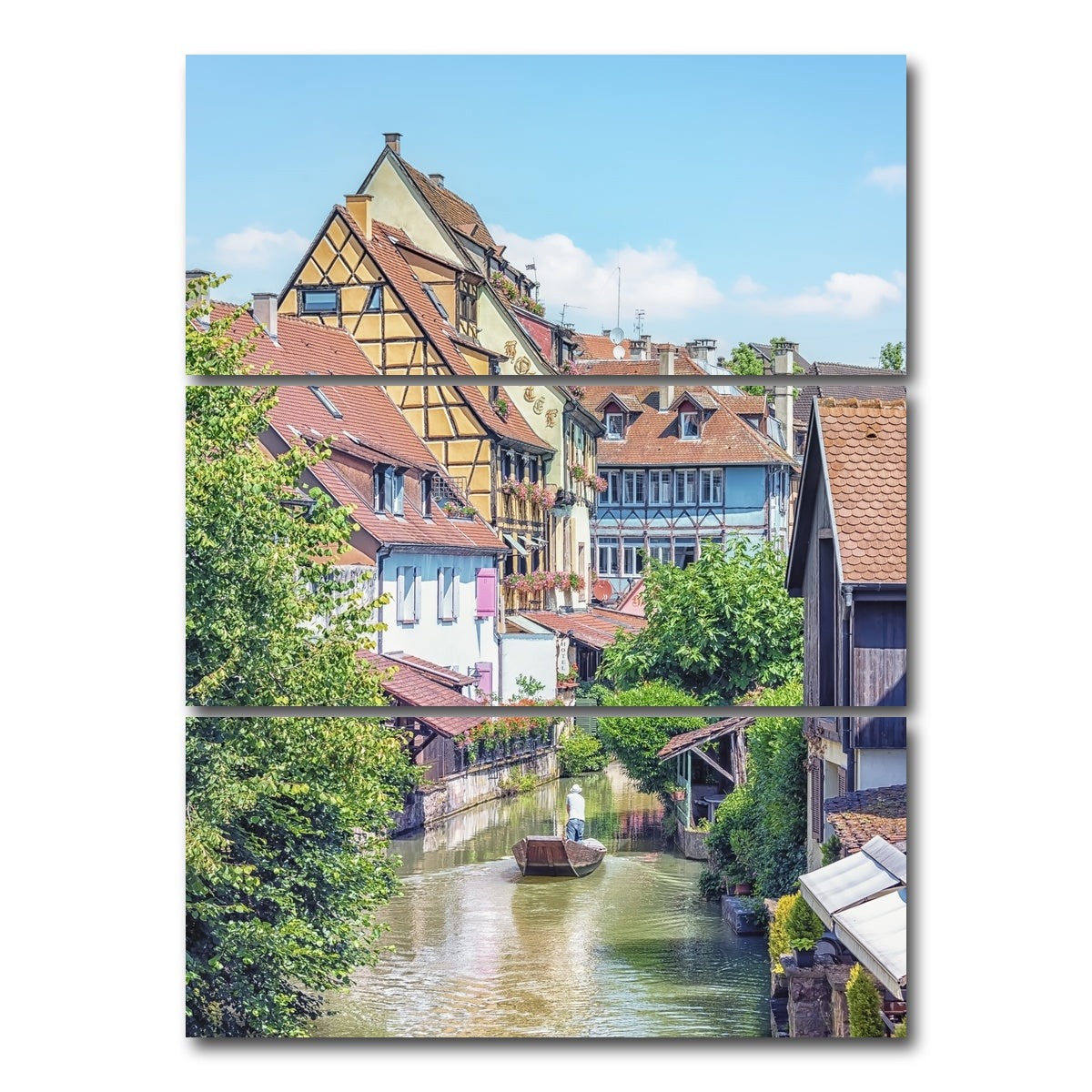 AUTO-MOCKUP WHITE | Colmar | 3 Piece | Gallery Wrap Canvas | group=8x18_stacked