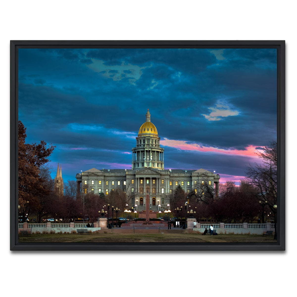 AUTO-MOCKUP WHITE | Colorado Capitol | 1 Piece | Black Framed Canvas | group=4x3