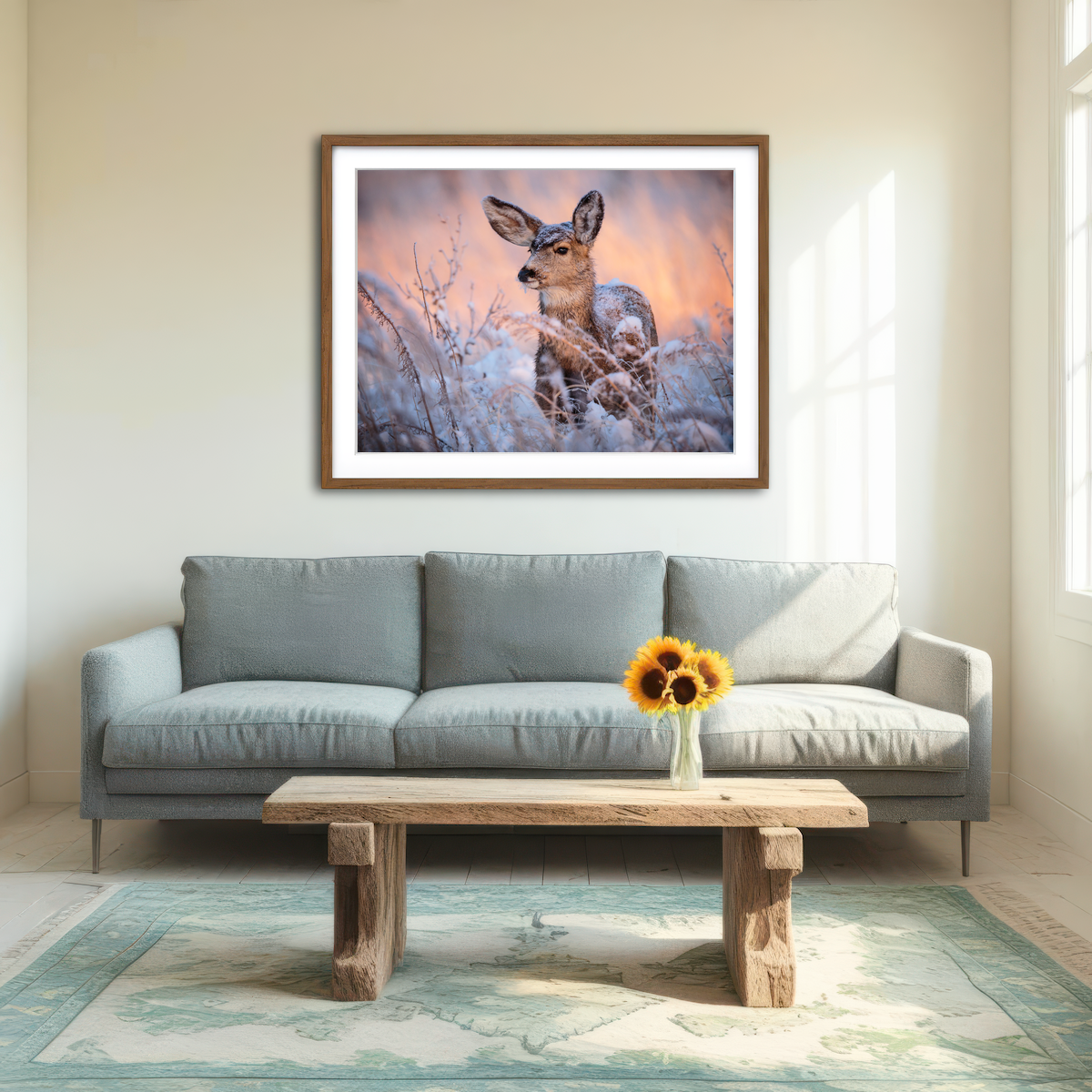 AUTO-MOCKUP ROOM | Colorado Doe Wall Art