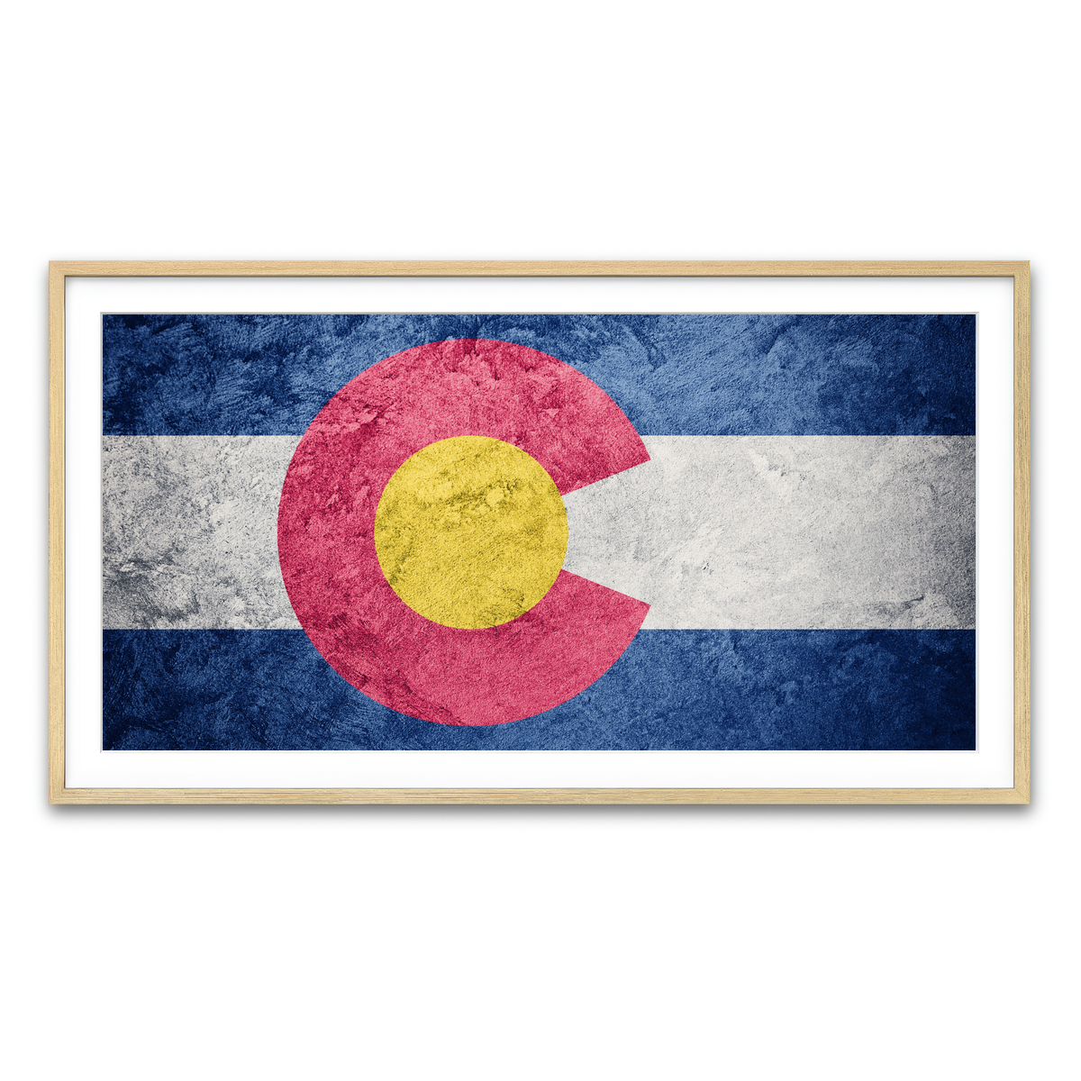 Framed Print 2x1 Natural