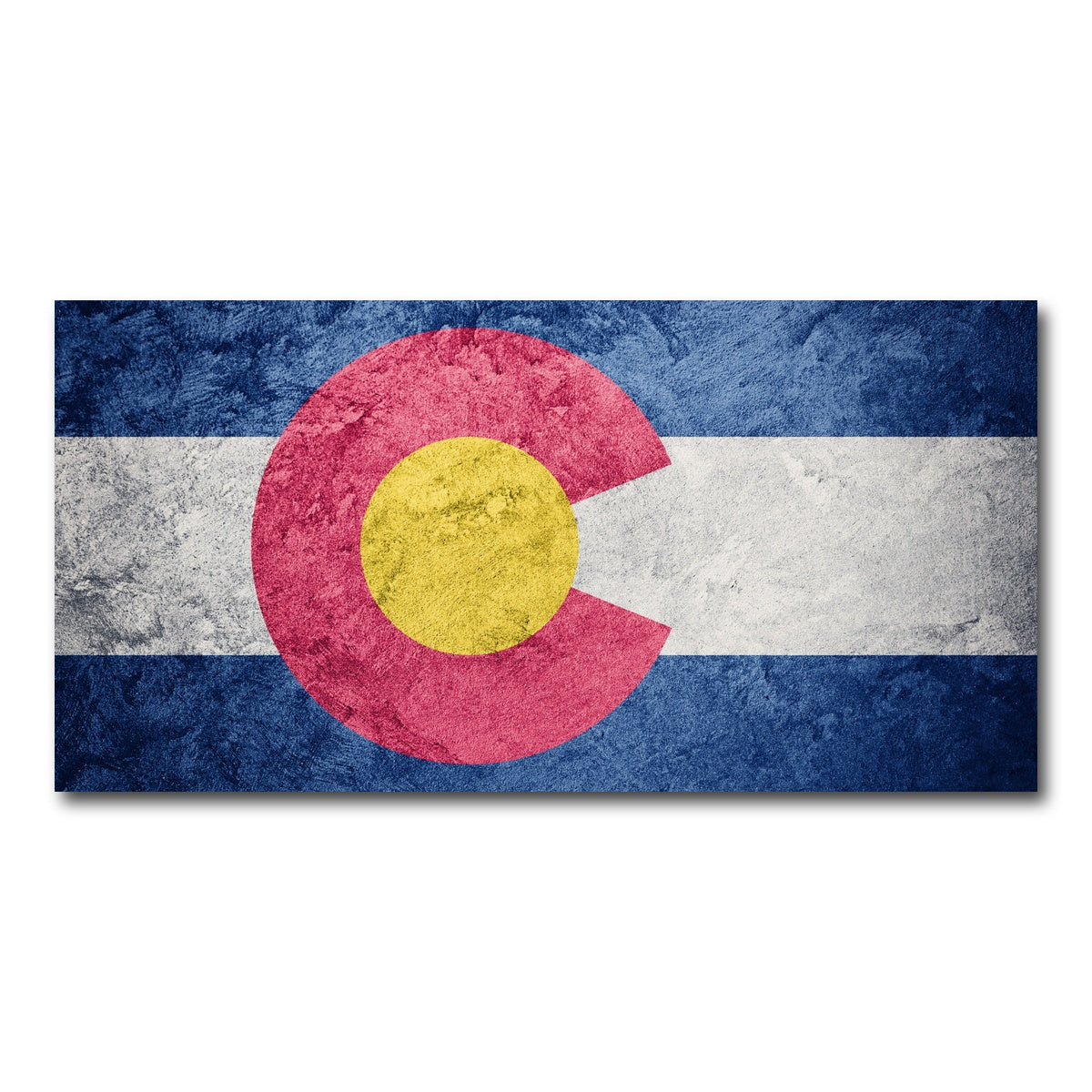 AUTO-MOCKUP WHITE | Colorado Flag | 1 Piece | Gallery Wrap Canvas | group=2x1