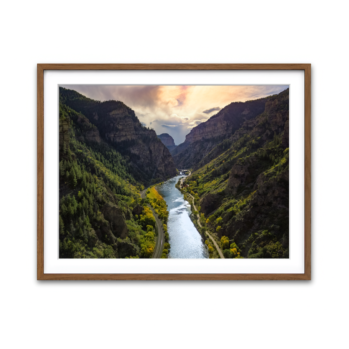 Framed Print 4x3 Walnut