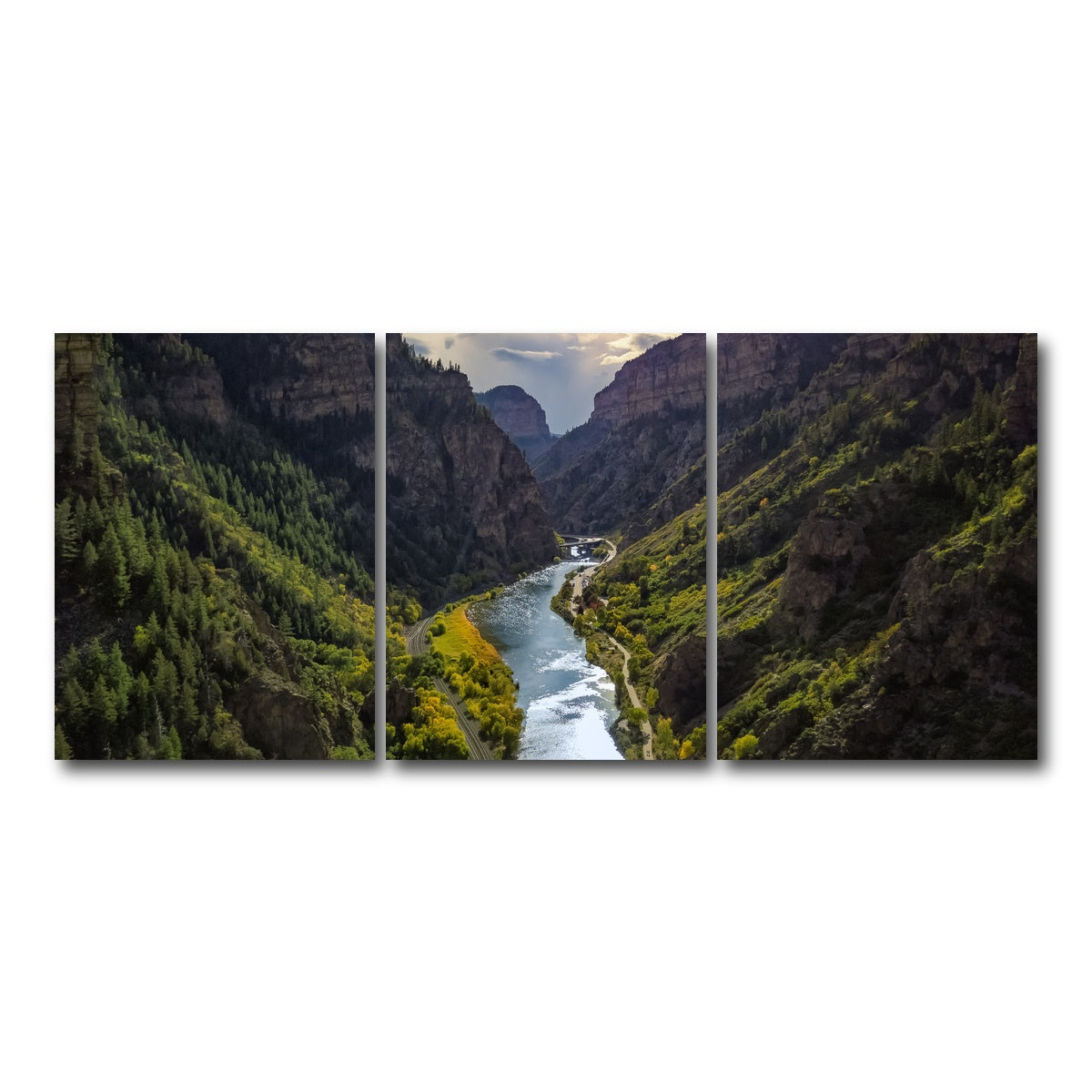AUTO-MOCKUP WHITE | Colorado Valley | 3 Piece | Gallery Wrap Canvas | group=18x24