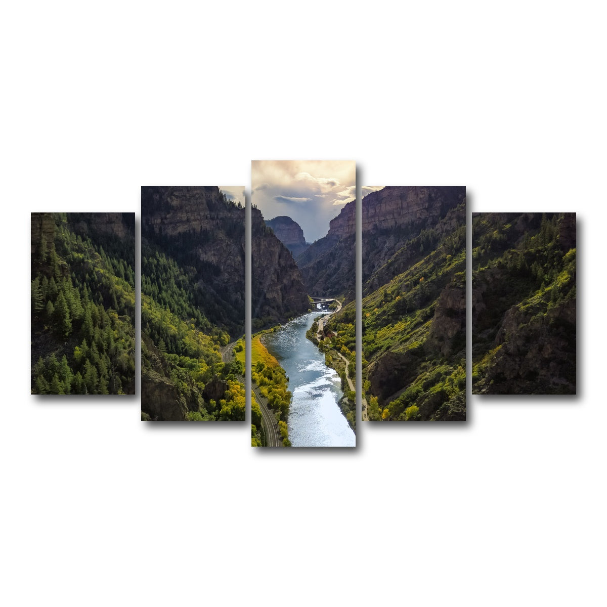 AUTO-MOCKUP WHITE | Colorado Valley | 5 Piece | Gallery Wrap Canvas | group=5_normal