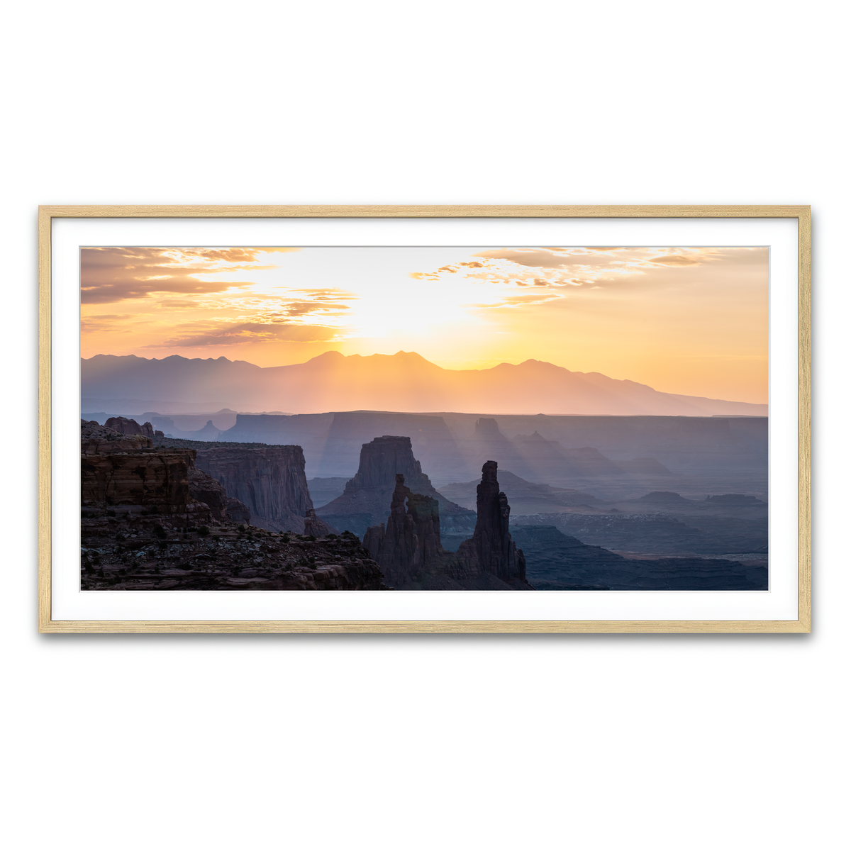 Framed Print 2x1 Natural