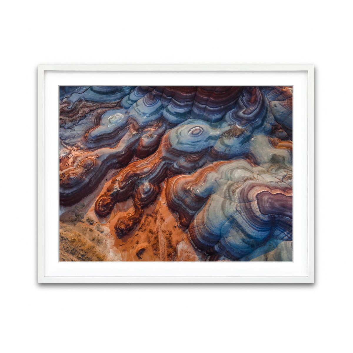 Framed Print 4x3 White