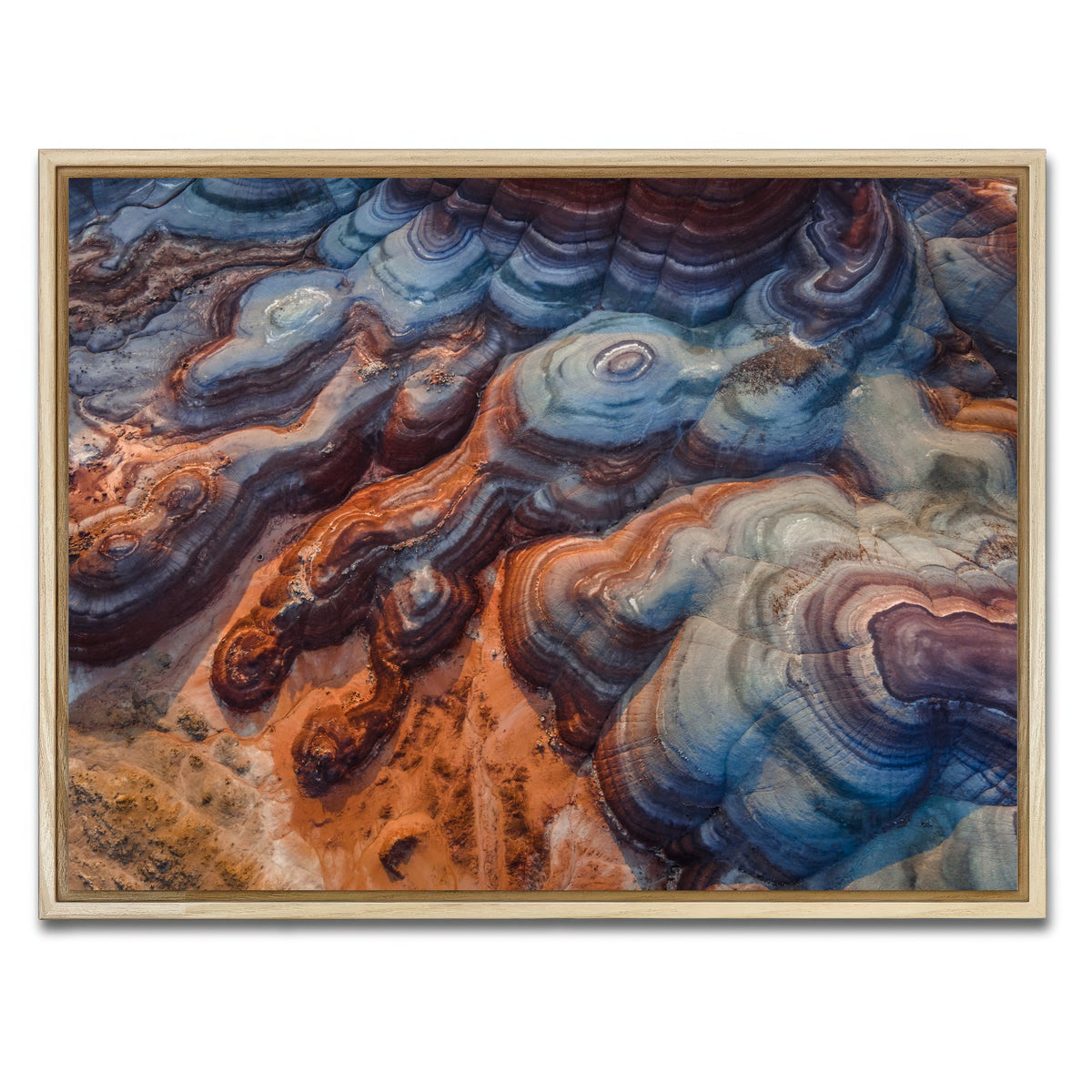 AUTO-MOCKUP WHITE | Colored Hills | 1 Piece | Natural Framed Canvas | group=4x3