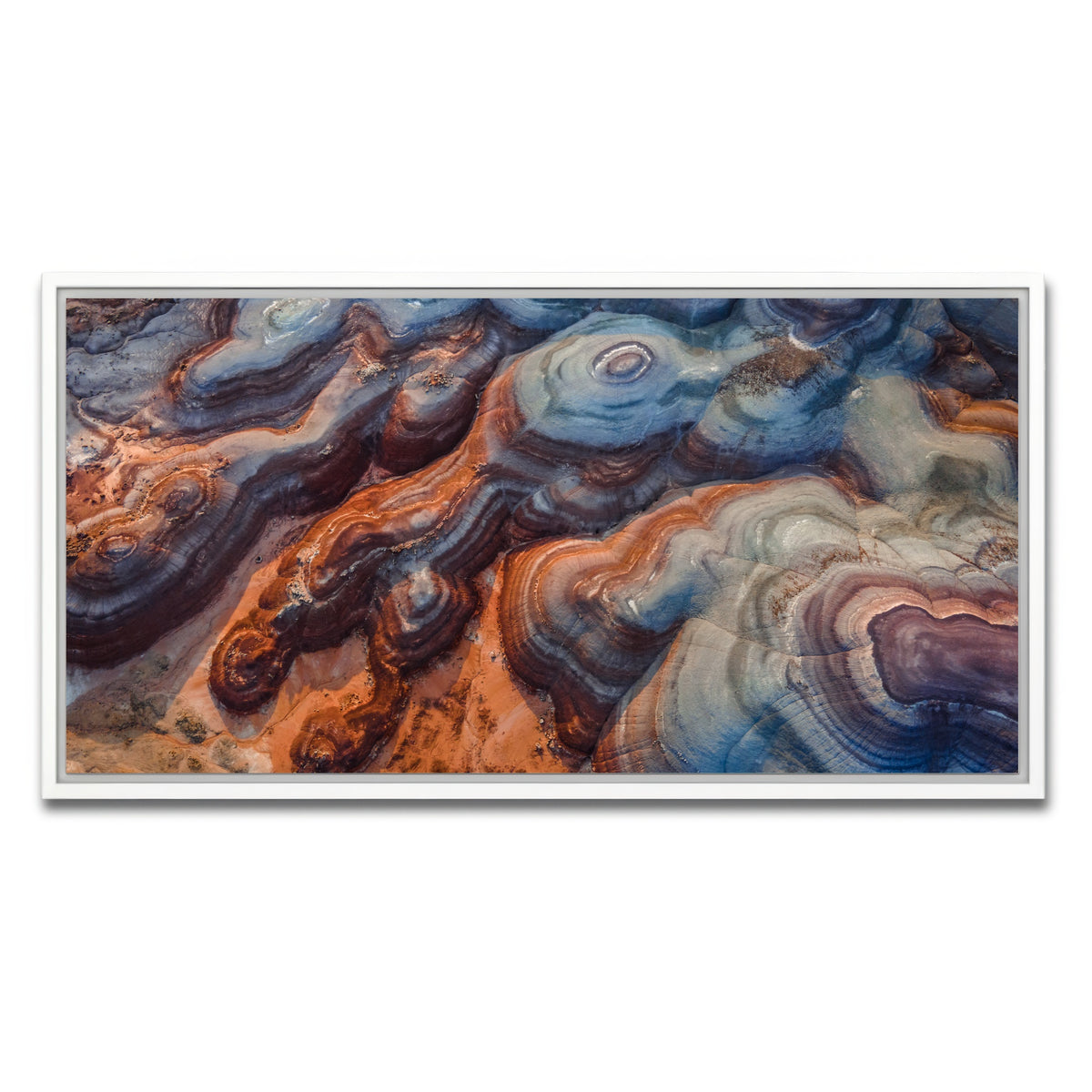 AUTO-MOCKUP WHITE | Colored Hills | 1 Piece | White Framed Canvas | group=2x1