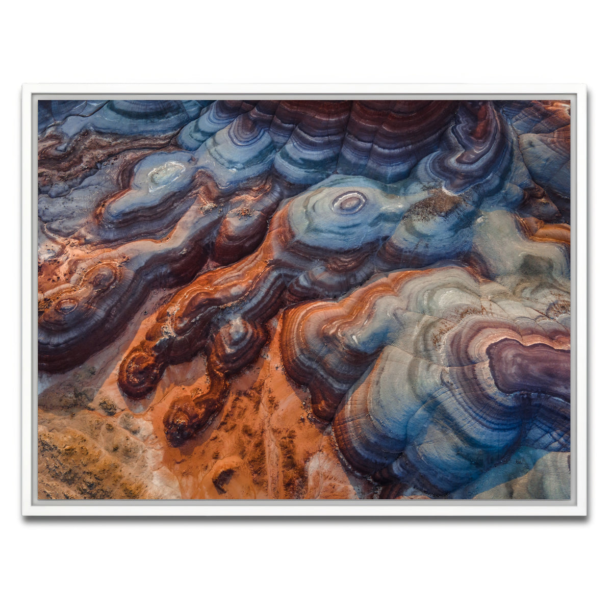 AUTO-MOCKUP WHITE | Colored Hills | 1 Piece | White Framed Canvas | group=4x3