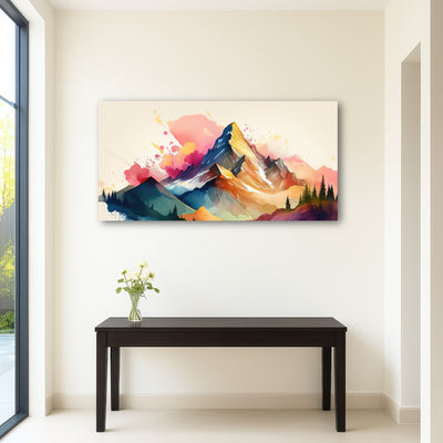 AUTO-MOCKUP ROOM | Colored Mountain