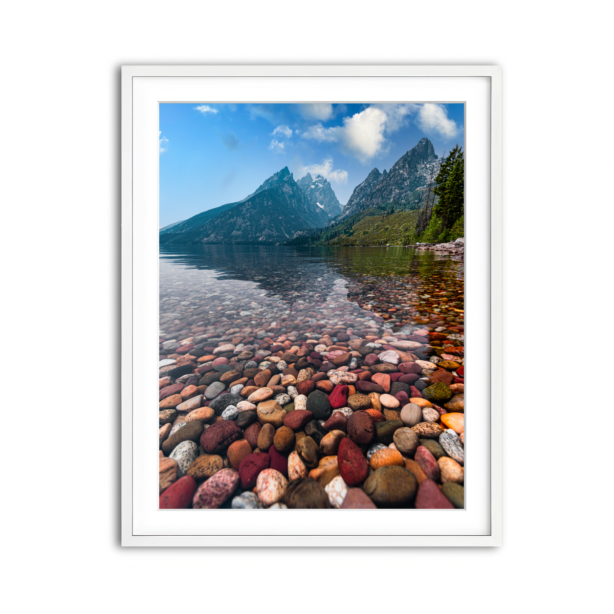 Framed Print 3x4 White