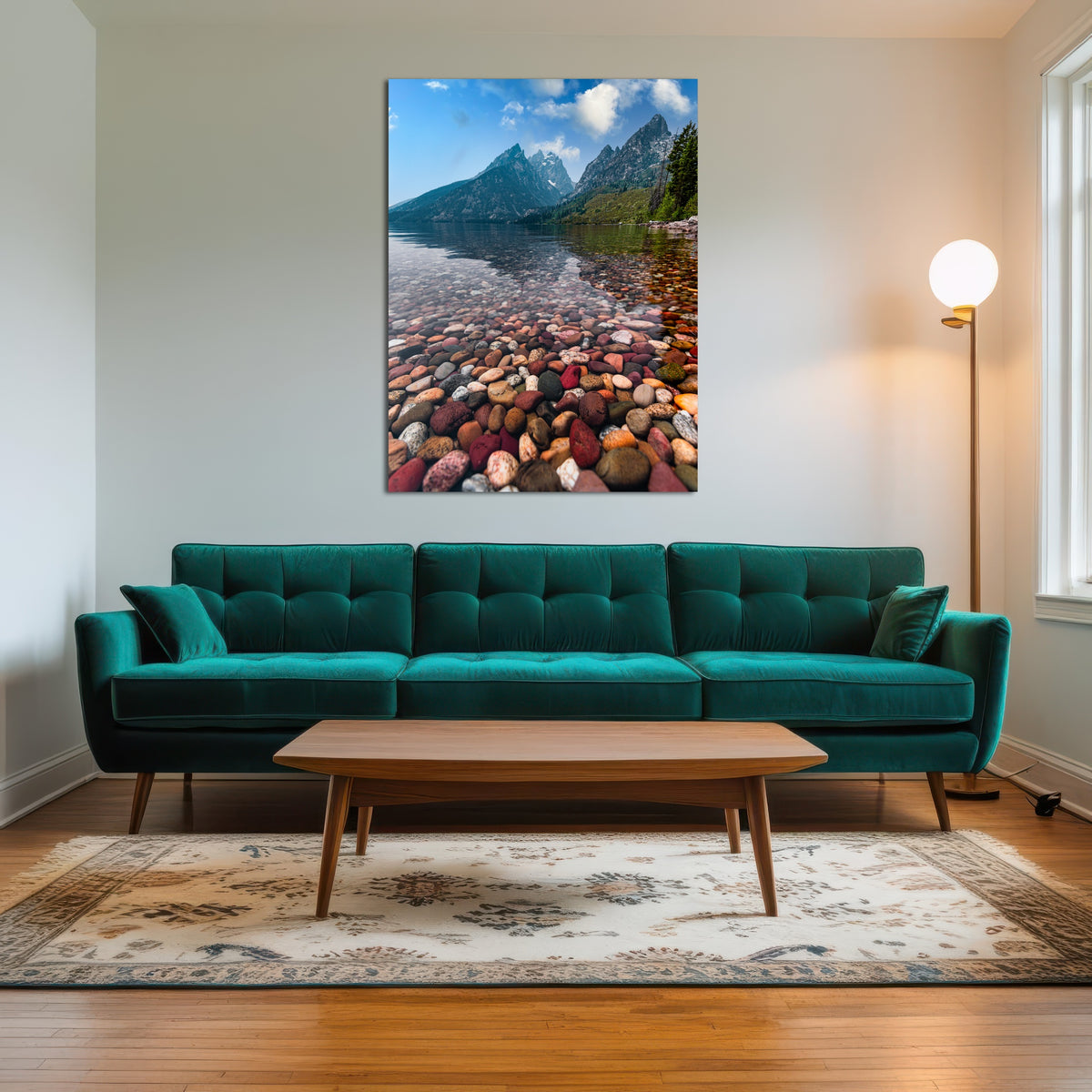 AUTO-MOCKUP ROOM | Colored Pebbles