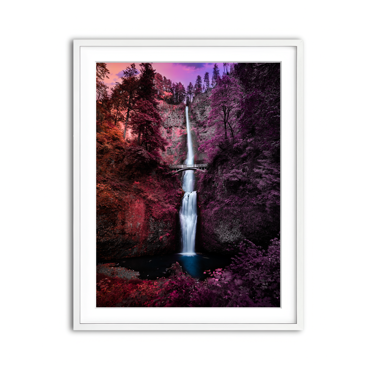 Framed Print 3x4 White
