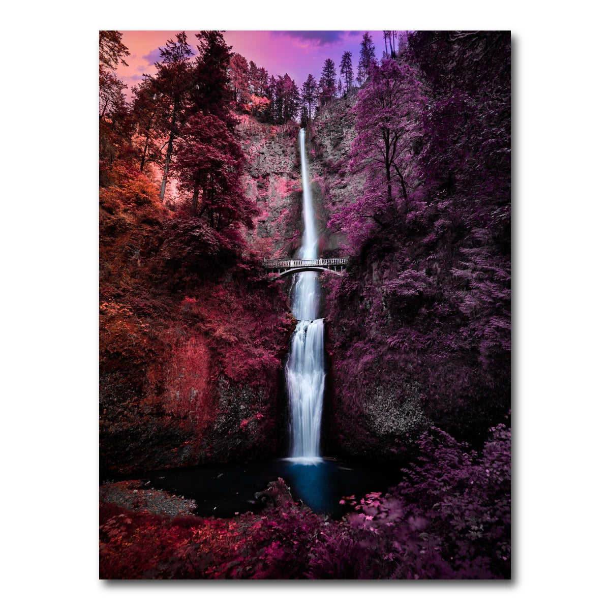 AUTO-MOCKUP WHITE | Colorful Falls | 1 Piece | Gallery Wrap Canvas | group=3x4