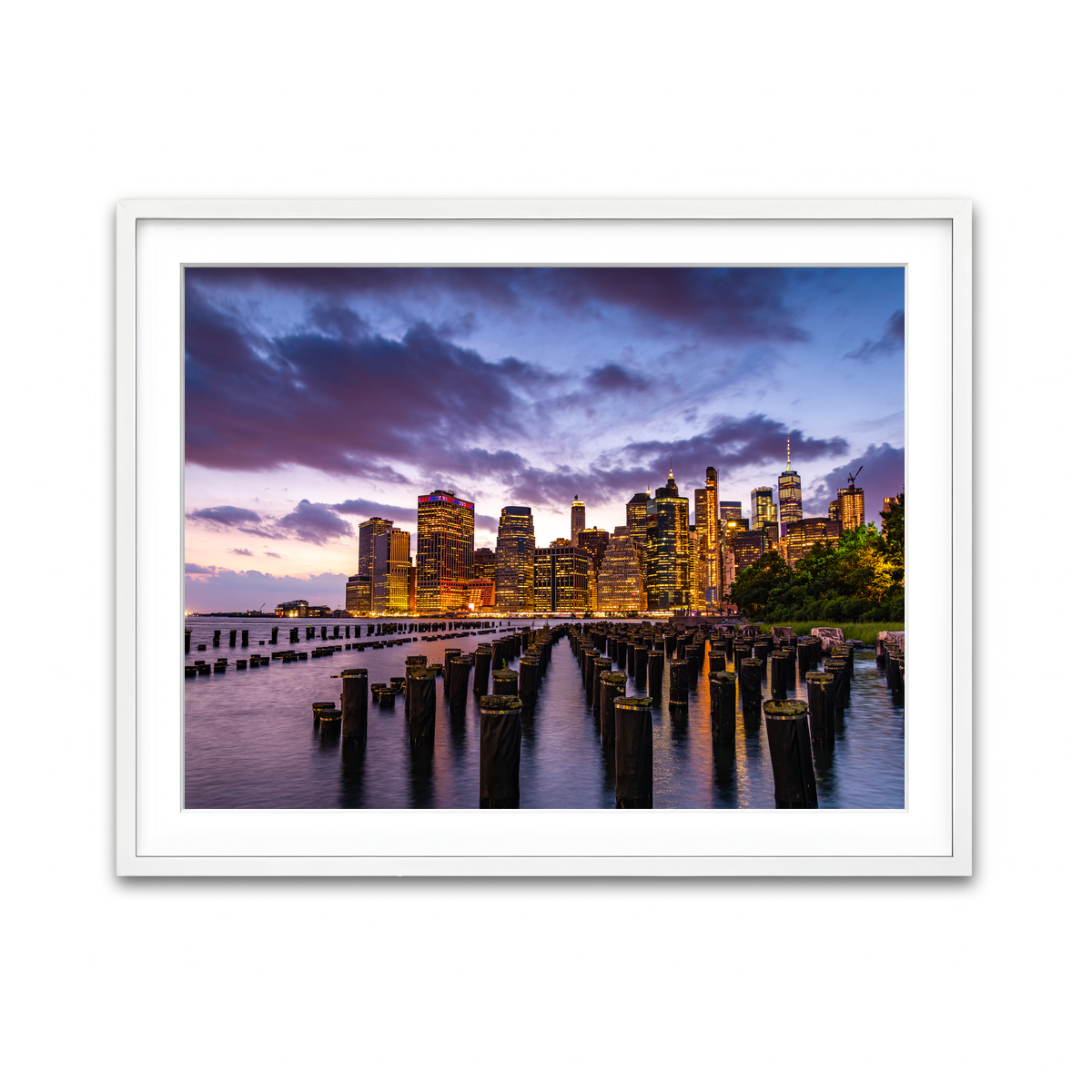 Framed Print 4x3 White
