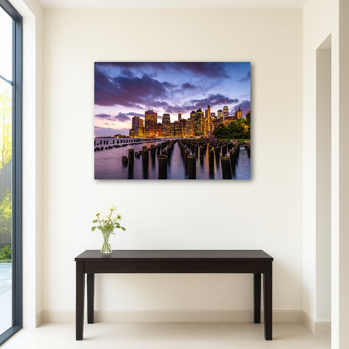 AUTO-MOCKUP ROOM | Colorful New York Skyline