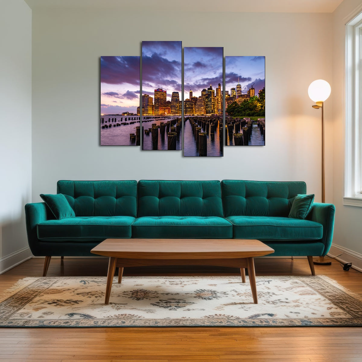AUTO-MOCKUP ROOM | Colorful New York Skyline