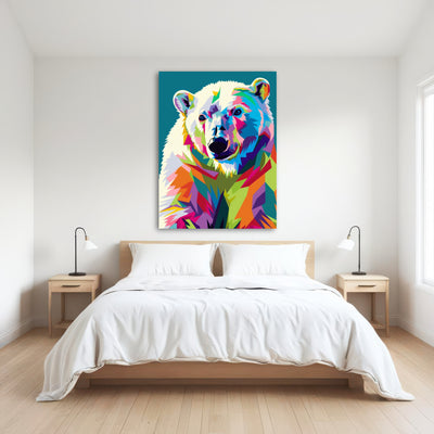 AUTO-MOCKUP ROOM | Colorful Polar Bear