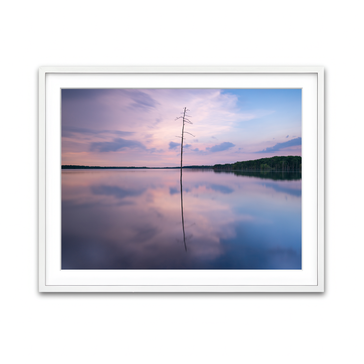 Framed Print 4x3 White