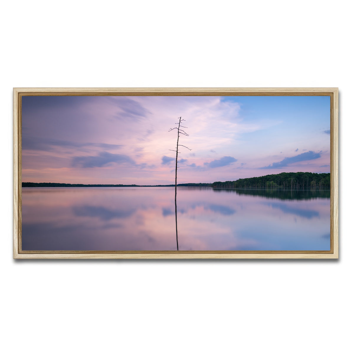 AUTO-MOCKUP WHITE | Colorful Reflections | 1 Piece | Natural Framed Canvas | group=2x1