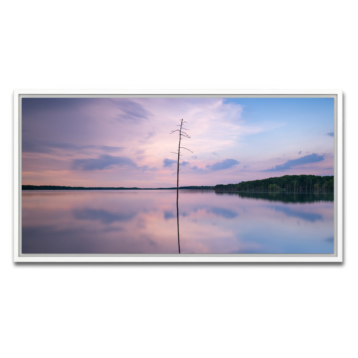 AUTO-MOCKUP WHITE | Colorful Reflections | 1 Piece | White Framed Canvas | group=2x1
